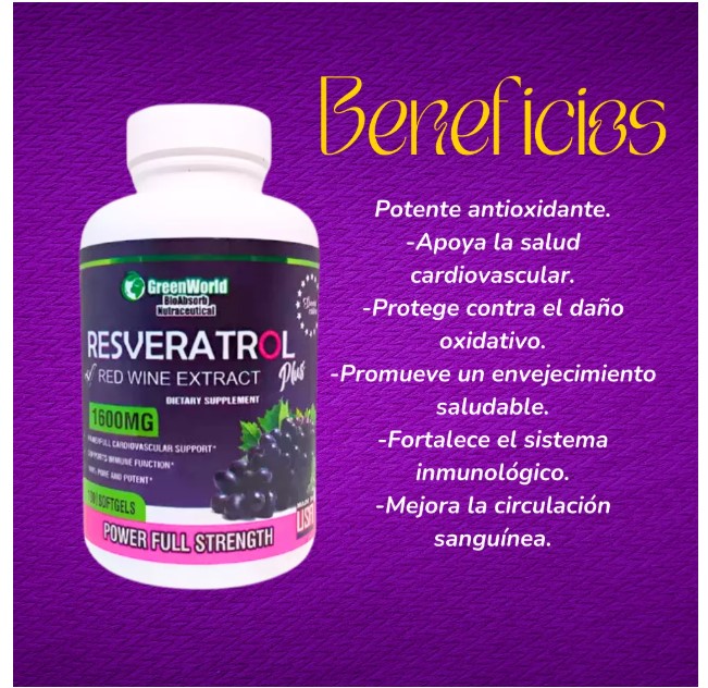 Resveratrol Plus - Antioxidante
